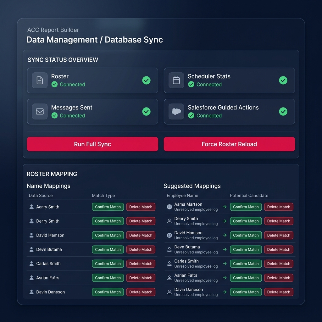 Data Management and Synchronization Dashboard
